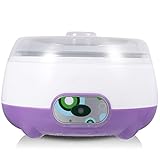 Yogurt Dahi Maker, Thick & Creamy Yogurt Dahi Ready in 3 Steps, Stainless Steel Container Included, Automatic Temperature Regulation (Green)