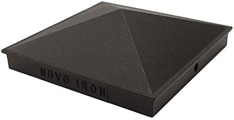 Nuvo Iron PCP03 x 5 1/2" Pyramid Post Cap, Black