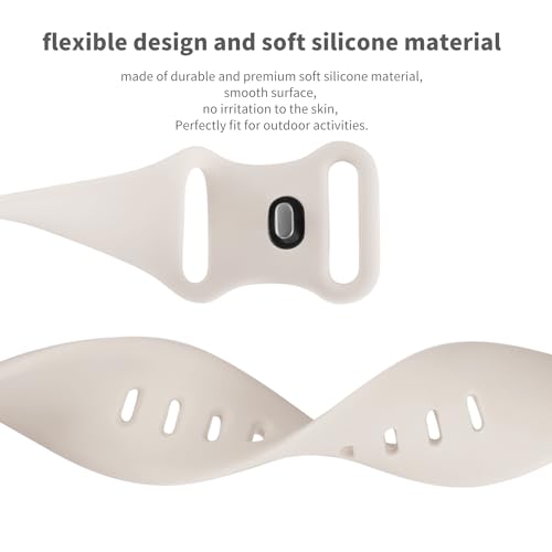 Image of Sport Bands Compatible with Apple Watch Band 38mm /40mm /41mm /42mm /44mm /45mm /49mm Women Men,Soft Silicone Strap Compatible with iWatch Ultra2 /Ultra Series10 /9 /8 /7 /6 /5 /4 /3 /2 /1 /SE Starlight
