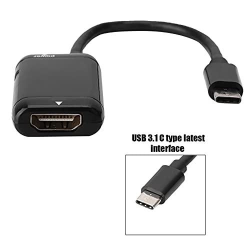 USB C to HDMI Adapter, USB Type-C to HDMI Adapter 12 cm USB 3.1 Cable 1080p For Mobile Phones with usb3.1 Type c Port and MHL Function - Image 4