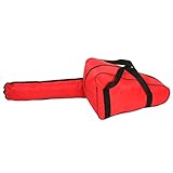 Oxford Tasche Tragetasche Heavy Duty Tasche Kettensägen Aufbewahrung Kit Tasche verschleißfest für Holzfäller Schutz Kettensäge für Zuhause (rot, 50,8 cm)
