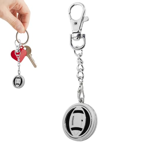 Llavero difusor de aroma, llavero difusor de aromaterapia - Difusor de aromaterapia colgante con diseño de fútbol - Llavero de coche para mujer y hombre, colgante de bolso, accesorio de mochila