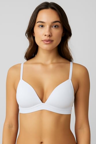 Image of Viola's Secret 6 Pack of Color Print T-Shirt Bras B Cup C Cup and D Cup