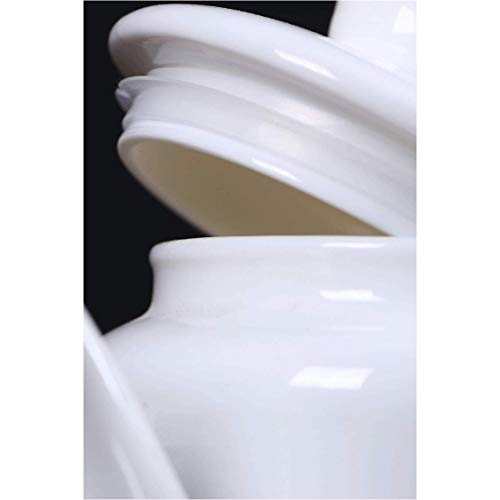 Tetera Eléctrica de Porcelana Blanca 0.8L miniatura 3