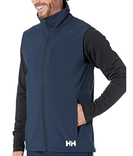 Image of Helly Hansen Paramount Softshell Vest - Men's Fleece Lined, Breathable, Water & Wind Resistant, Lightweight Hiking Outerwear