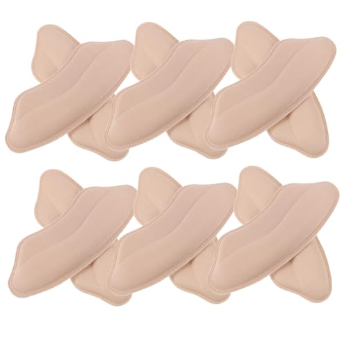 MUCKLILY 6 Pairs Heel Cushions for Back of Heel Shoe Heel Inserts Heel Inserts for Loose Shoes Heel Pads for Shoes That Are Too Big Shoe Heel Pads Heel Grips 4d Foam Men's Shoes Gasket