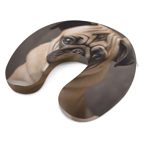 Almohada de espuma viscoelástica para viaje tamaño único miniatura 6