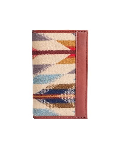 Pendleton Wyeth Trail Leather Bifold Wallet, 7 x 4.5 inches, RFID Protection, Multiple Card Slots