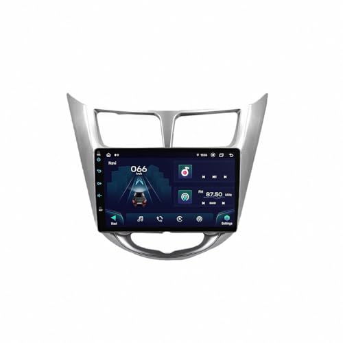 GPS Auto Hyundai Solaris Écran Tactile Anti Perte de Réseau avec Voix Réelles