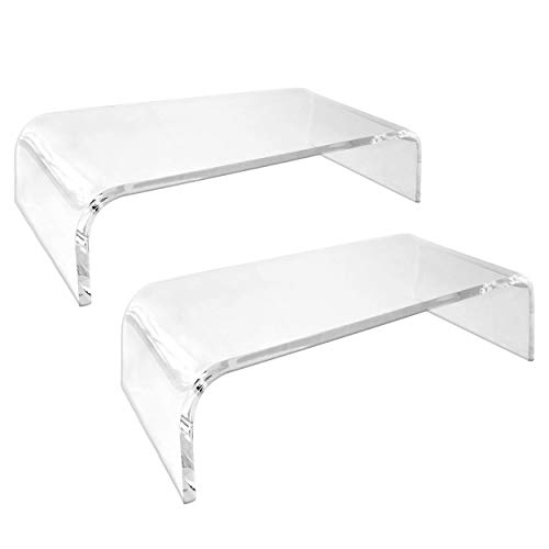 Mnixy AM T Premium Acrylic Clear Monitor Riser Laptop/Pc/Multimedia Monitor Stand cover