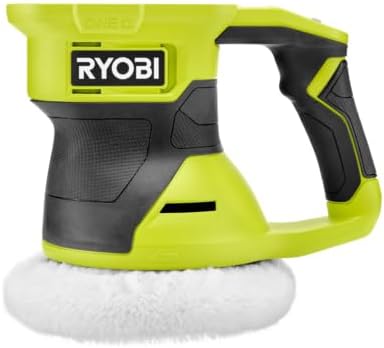 RYOBI ONEAND Herramienta de amortiguación de órbita aleatoria de dos velocidades, inalámbrica, de 18 V, 6 pulg. SOLAMENTE PCL460B