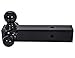 Buyers Products Tri-Ball Hitch with Black Towing Balls - 2-1/2 Inch Receiver