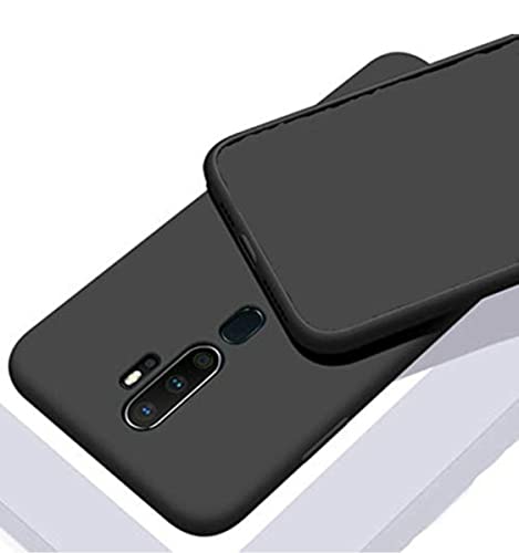 Image of Mobile Back Cover Case for Oppo A9 2020 (Silicone Case|CameraProtection|Black SC1510)