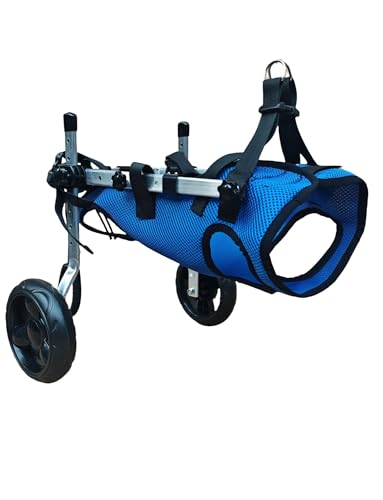 Silla de ruedas portátil para perros: paseos cómodos gracias a sus patas traseras ajustables