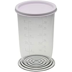 Vaso Picatodo Universal Vaso medidor universal con escala + tapa 21416 (altura: 15,5 x diámetro: 9 cm) 700 ml para batidora de mano