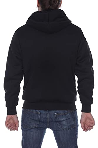 Facitisu Flannel Hoodies for Men Sherpa Lined Heavy Fleece Plaid Jacket Mens Coats Plus Size Big Tall4