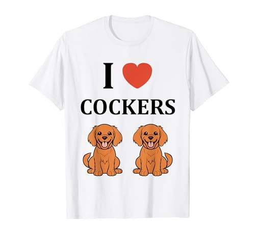 Amore per gli animali del cane per il bambino Cocker Spaniel. Regalo divertente di Cocker Spaniel. Piccolo cane Cocker Spaniel bambino. Per tutti che amano i Cocker. Ragazzo che ama il piccolo Cocker Spaniel.