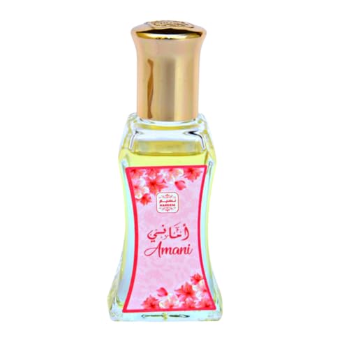 Image of NASEEM Amani Roll-On Perfume 24 ml - Subtle Tone Eau De Parfum Oil for Men & Women - Long-Lasting, Alcohol-Free Fragrance with Apple, Jasmine, Vanilla, Amber & Sandalwood Notes