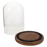 Verre haute transparence : la cloche transparente offre une transparence incomparable, ce qui en fait un choix idéal pour présenter des roses sous une cloche ou comme centre de table lors d’un mariage, permettant une vue éclatante et dégagée. elle peut également servir de cloche pour une horloge à pendule ou d’écrin pour une cloche