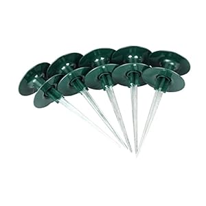 5 stks tuin slanggids plant supporter tuin slang gids stake roestvrije zink metalen piek for gazons werven tuinen