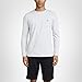 Lacoste Men's Long Sleeved Cotton Pima T-Shirt, Silver Chine, X-Large