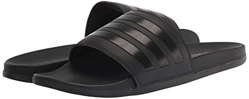 Adidas Unisex Adult Adilette Comfort Slide Sandal, Core Black/Core Black/Core Black, 11 Women 10 Men Us #TOP6