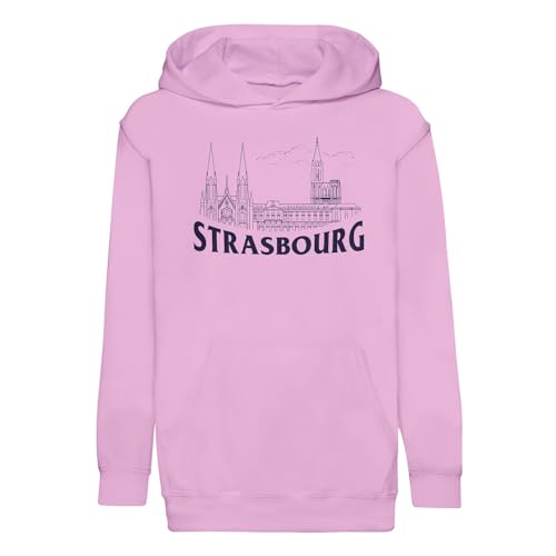 Sweat à capuche enfant Strasbourg premium chaud et confortable pour l'école