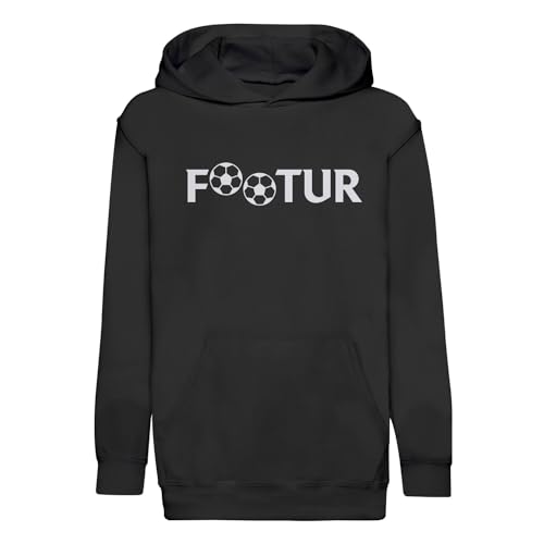 Sweat à capuche enfant football future pour jeune joueur de foot sport ballon