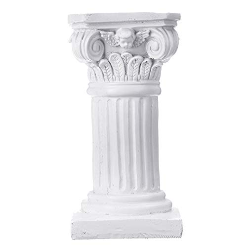 Yipgou Mini Roman Pillar Greek Columns Resin Roman Column Classic Greek Statues Office Desktop Decor Architectural Sculpture Wedding Table Decoration Home Garden Ornament by Yipgou - Used condition - US$15.11