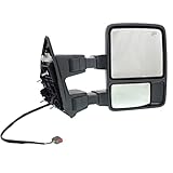 FITRITE AUTO PARTS New Right Passenger Side Power Door Mirror For 2011-2012 Ford F-Series Super Duty, Manual Folding, Heated, Textured FO1321401