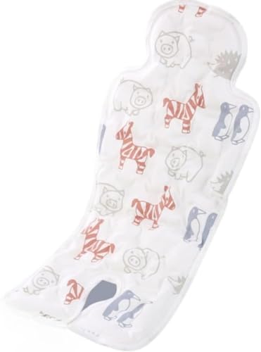 暑さ対策 ベビーカー 保冷シート ひんやりシート アイスまくら チャイルドシート 冷却ジェル 新型保冷素材 おでかけ ジェルビーズ ベビーチェア 接触冷感 ベビーカーマット 防水加工 立体構造 (C)