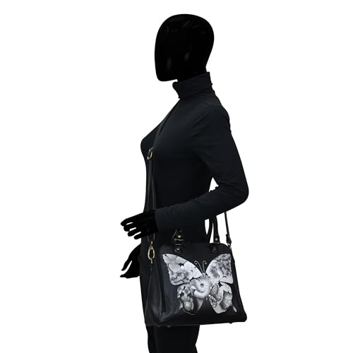 Anna by Anuschka Hand-Painted Leather Organizer Satchel3