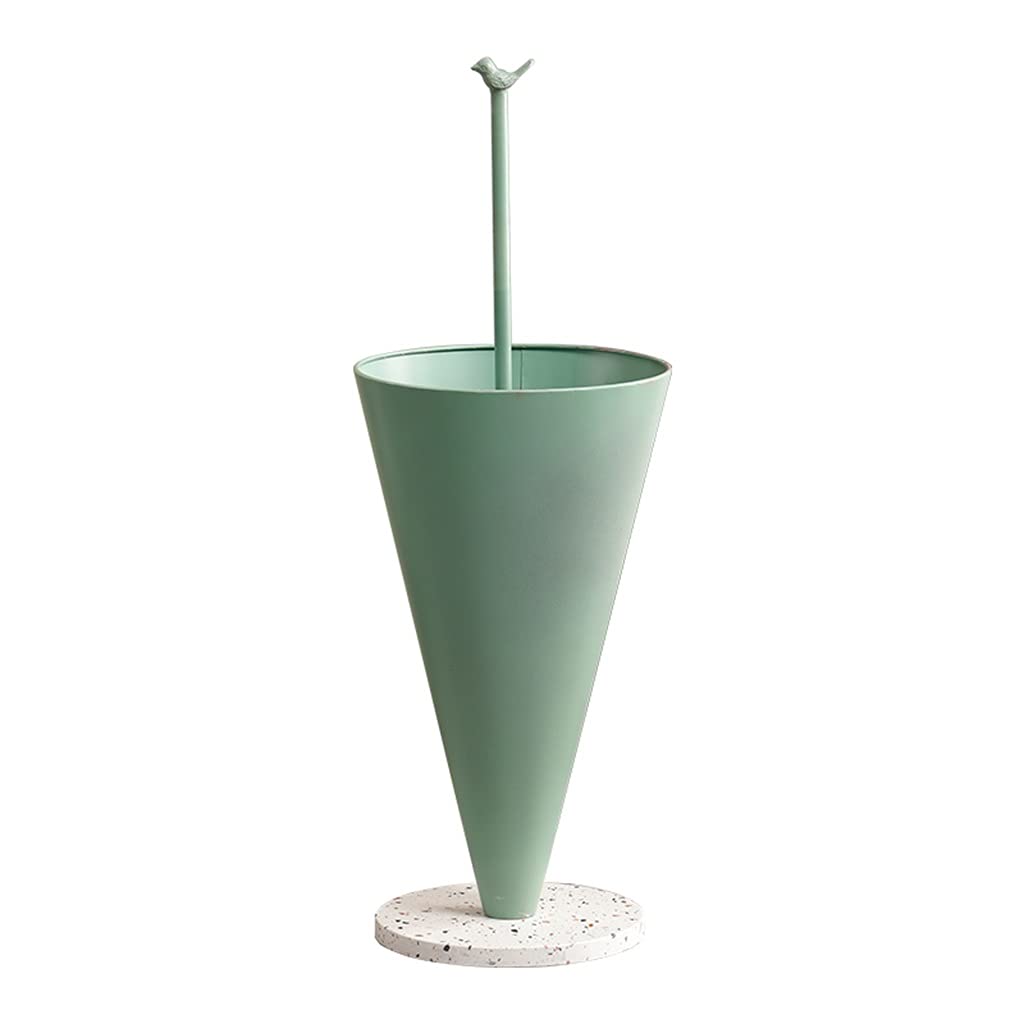 Porte-parapluies créatif en forme de parapluie vert 30x85 cm pour déco entrée maison et bureau