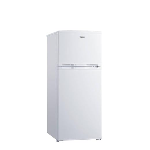 FrigeluX Réfrigérateur Double Porte Blanc RDP151BE 151L