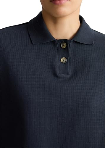 Polo de manga corta mujer Marc O'Polo de algodón orgánico premium y corte holgado 6