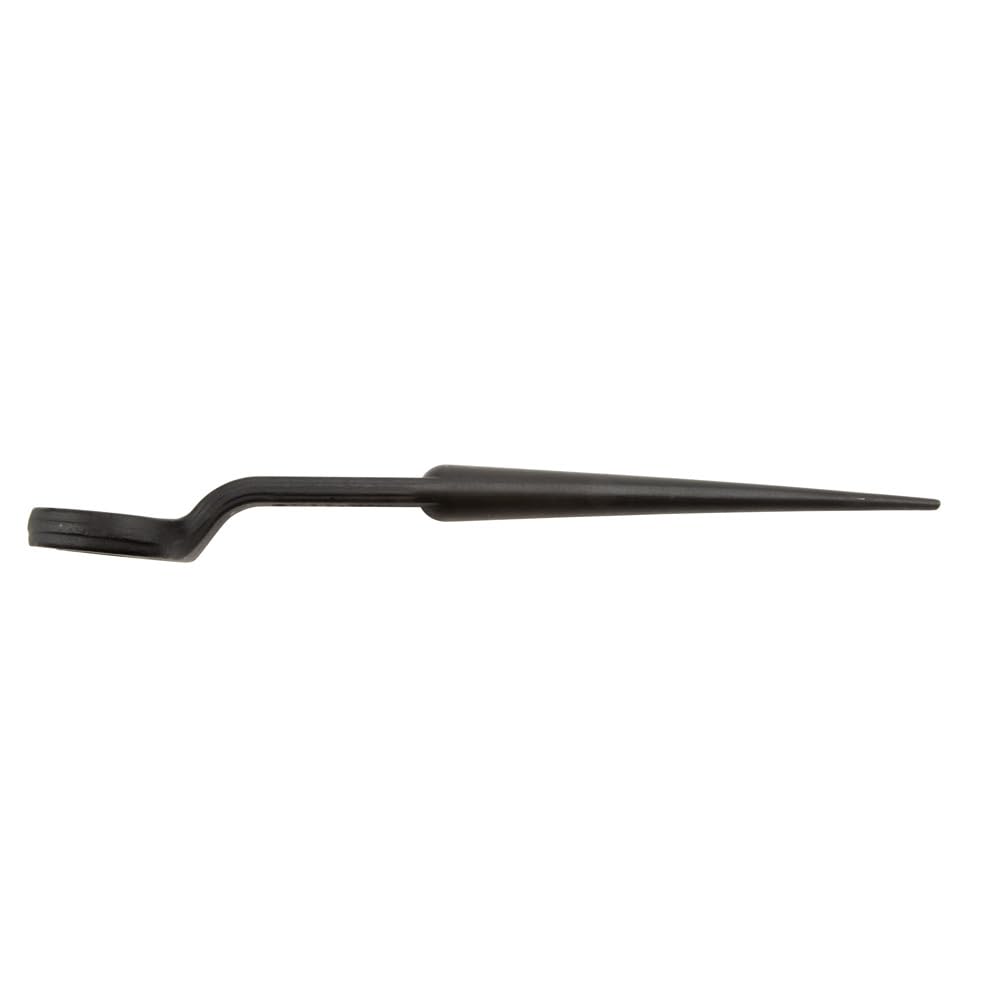 Klein Tools 3214TT Clé à molette de construction avec trou d'attache, ouverture nominale de 3,8 cm, boulon de 1,9 cm pour écrou lourd américain