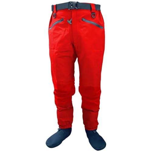 Pantalones de vadeo impermeables de 4 capas con máxima transpirabilidad para pesca con mosca