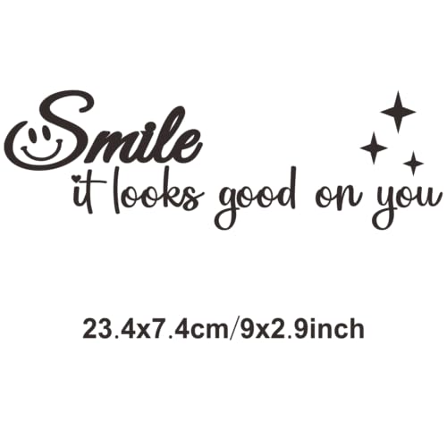 Vinilo adhesivo decorativo con frase motivacional 9x2.9 pulgadas miniatura 2