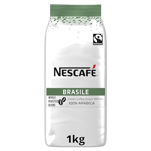 NESCAFÉ Brasile Coffee Beans | 100% Arabica | Single Origin | Fairtrade | 1kg, Packaging May Vary