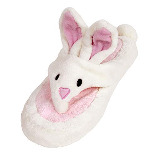 Bunny Spa Sandals - Plush Flip Flop Rabbit Slippers