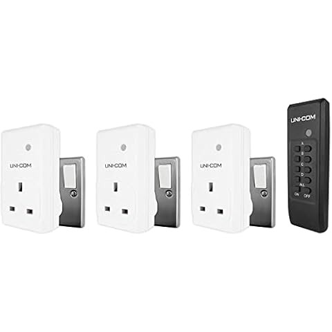 UNI-COM Remote Control Sockets 4-Pack Cover