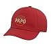PAPO The Legend The Man, Funny PAPO Fathers Day Adjustable Printed Baseball Hat, Red