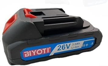 ricambio Batteria Biyoti 26v 3000mAh Originale x Cesoie - Avvitatori