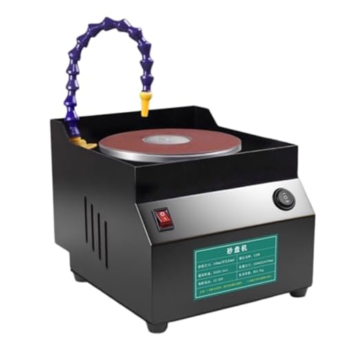 Image of Wet Stone Sharpening System, 350W Electric Knife Sharpener with 7 Adjustable Speeds up to 3350rpm, Wet and Dry Sharpener for Scissors, Chisels & Metal Tools, Includes 10 Sandpaper
