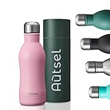 ✅Aislamiento al vacío：¡Mantén tus bebidas heladas durante 24 horas o bien calientes durante 12 horas con la botella de agua con aislamiento de doble pared!