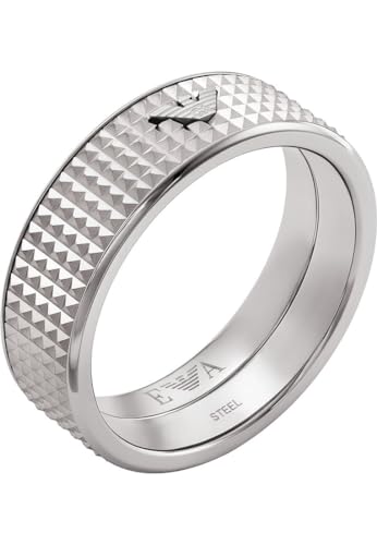 Bague homme Emporio Armani acier inoxydable style quotidien