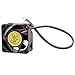 D40BM-12C 4cm 40mm Fan 40x40x20mm DC12V 0.40A Double Ball Bearing Cooling Fan for Industrial Computer Power Supply