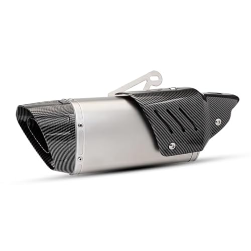 バイク用排気マフラー Compatible With Yamaha For R25 For MT15 バイクアクセサリー 51MM 改造排気管 オートバイ排気マフラー カバー付き