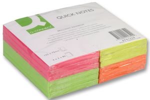 Almohadillas adhesivas KF01350 de 125 x 75 mm, papel de papelería para oficina, 12 unidades