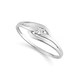 Bijouxenvogue Weißgoldring 18k Diamant GH P1 Größe 58